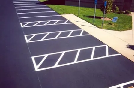 Marking and Striping Asphalt Parking Lot - Apex Pavement Solutions